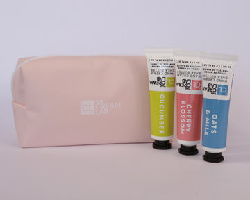 CREMAS DE MANOS + COSMETIQUERA!